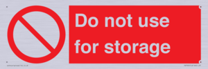 PV7505: Do not use for storage