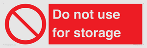 PV7505: Do not use for storage