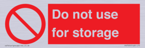 PV7505: Do not use for storage