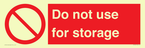 PV7505: Do not use for storage