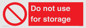 PV7505: Do not use for storage