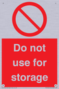 PV7505: Do not use for storage