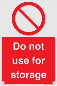 PV7505: Do not use for storage