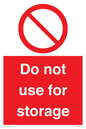 PV7505: Do not use for storage