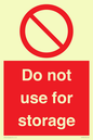 PV7505: Do not use for storage