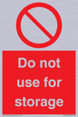 PV7505: Do not use for storage