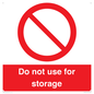 PV7505: Do not use for storage