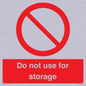 PV7505: Do not use for storage