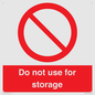 PV7505: Do not use for storage