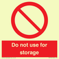 PV7505: Do not use for storage