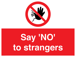 PV7543: Say 'NO' to strangers