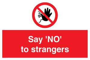 PV7543: Say 'NO' to strangers