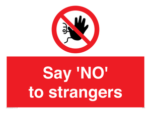PV7543: Say 'NO' to strangers