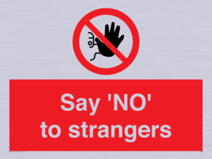 PV7543: Say 'NO' to strangers