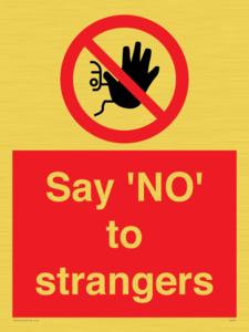 PV7543: Say 'NO' to strangers