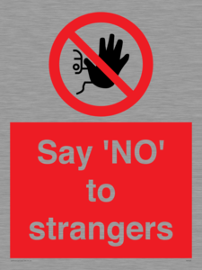 PV7543: Say 'NO' to strangers