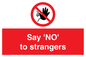 PV7543: Say 'NO' to strangers