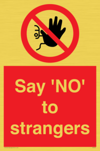 PV7543: Say 'NO' to strangers