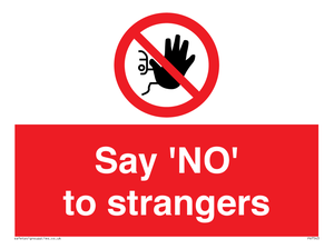 PV7543: Say 'NO' to strangers