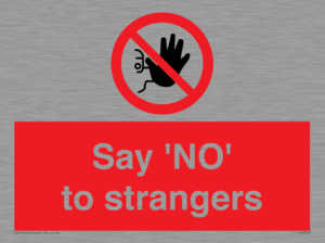 PV7543: Say 'NO' to strangers