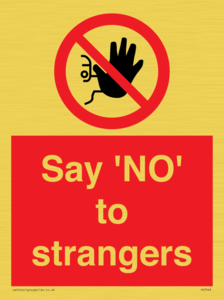 PV7543: Say 'NO' to strangers
