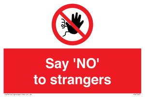 PV7543: Say 'NO' to strangers