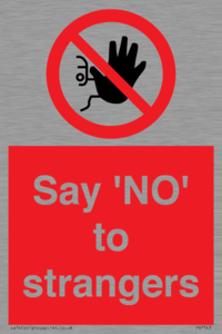 PV7543: Say 'NO' to strangers