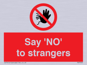 PV7543: Say 'NO' to strangers