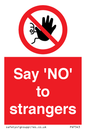 PV7543: Say 'NO' to strangers