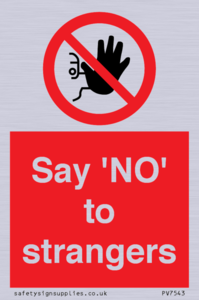 PV7543: Say 'NO' to strangers