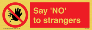 PV7543: Say 'NO' to strangers