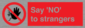 PV7543: Say 'NO' to strangers