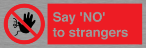 PV7543: Say 'NO' to strangers