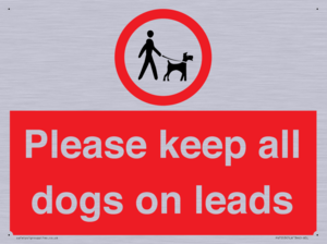 PV7553: Please keep all dogs on leads