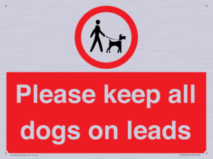 PV7553: Please keep all dogs on leads