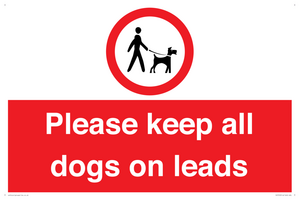 PV7553: Please keep all dogs on leads