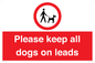 PV7553: Please keep all dogs on leads