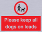 PV7553: Please keep all dogs on leads