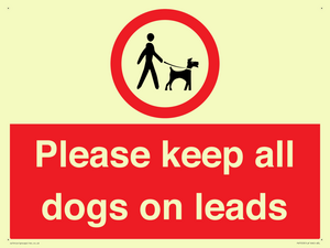 PV7553: Please keep all dogs on leads