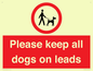 PV7553: Please keep all dogs on leads