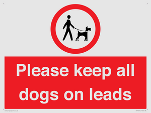 PV7553: Please keep all dogs on leads