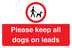 PV7553: Please keep all dogs on leads