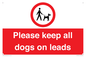 PV7553: Please keep all dogs on leads
