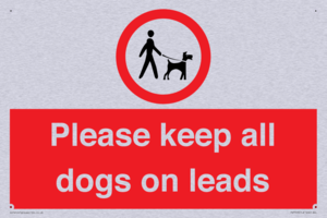 PV7553: Please keep all dogs on leads