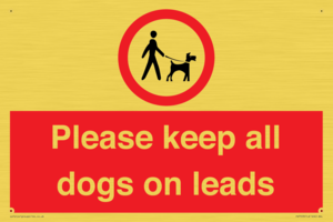 PV7553: Please keep all dogs on leads