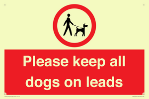 PV7553: Please keep all dogs on leads