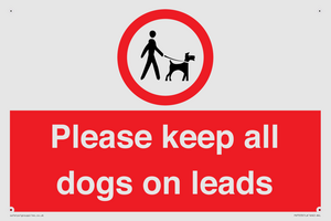 PV7553: Please keep all dogs on leads