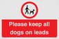 PV7553: Please keep all dogs on leads