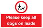 PV7553: Please keep all dogs on leads
