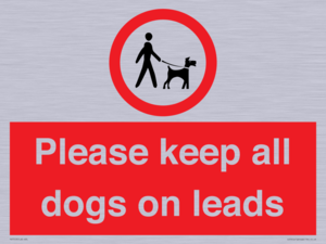 PV7553: Please keep all dogs on leads
